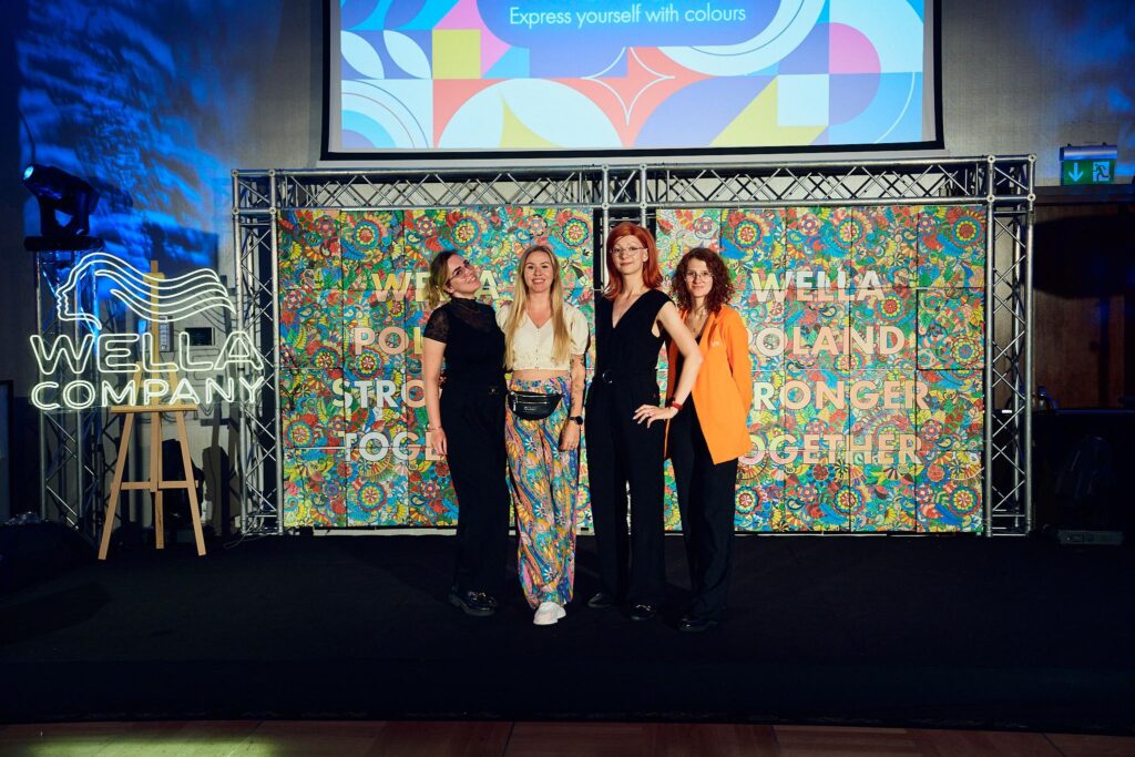 Fotografia z eventu integracyjnego dla firmy Wella 
